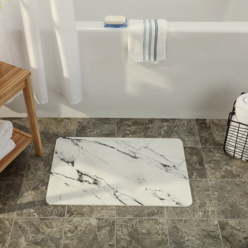 Gelissa Quick Dry Bath Mat in Marble