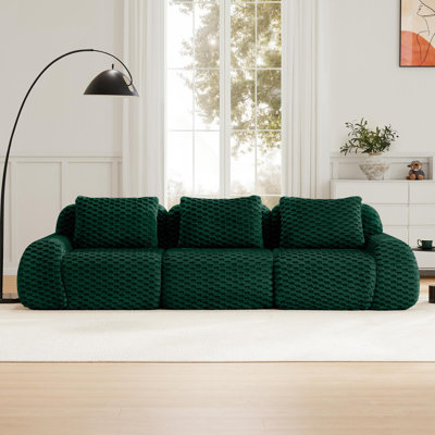 Canapé modulaire en flanelle Modern Luxury