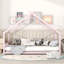 Lit double pleine grandeur en métal, rose-1116325768-1116325770