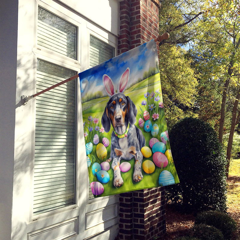 Easter Egg Hunt Double Sided 40'' H x 28'' W Polyester Easter House Flag