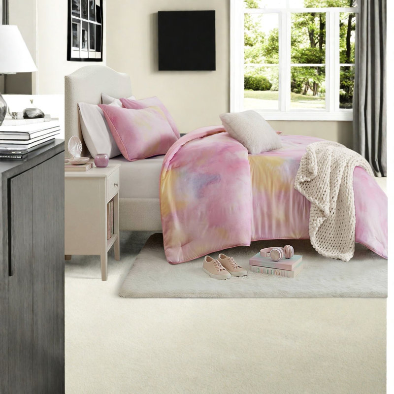 Ensembles de literie pour très grand lit de qualité supérieure, teinture à l'aquarelle en polyester pour maison moderne