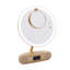 Miroir de maquillage rond Melody de 9 pouces avec haut-parleurs et capteur tactile-1798424374