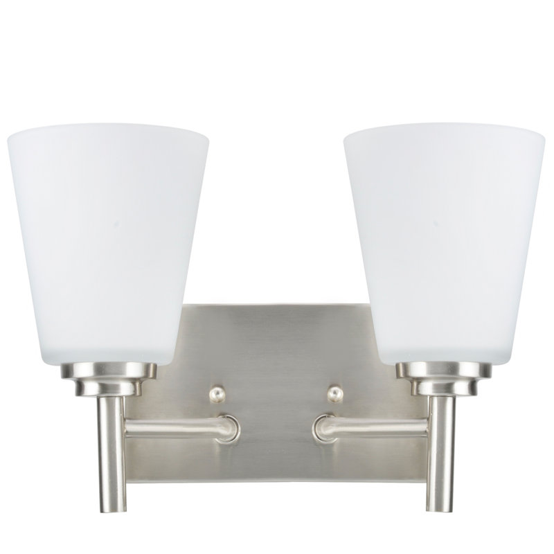 Éclairage pour meuble-lavabo 2 lumières en métal Mccreight