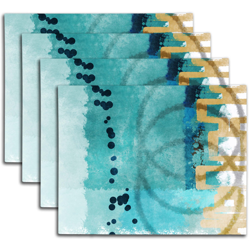 Napperon abstrait en polyester