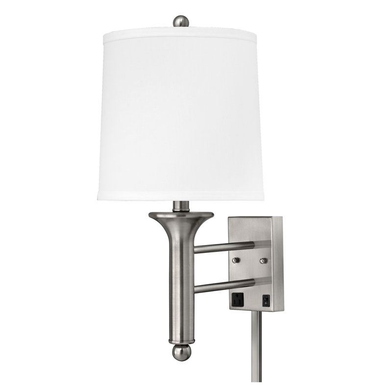Teardrop Group Plug-in Armed Sconce