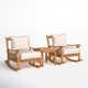 Brunswick Teak 2 - Person Patio Conversation Sets with Cushions