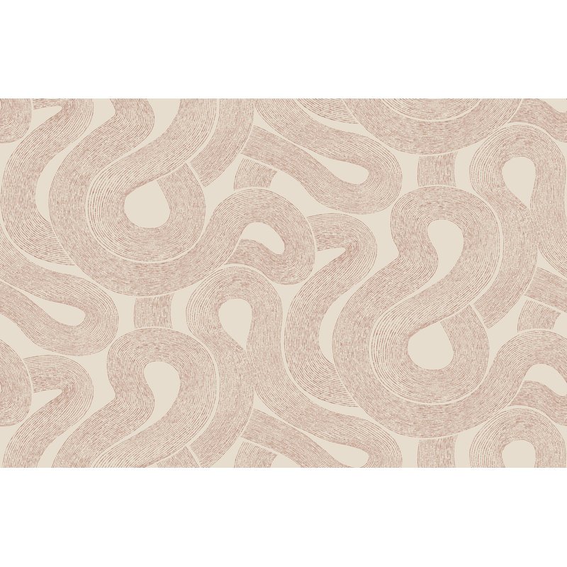 Rouleau abstrait, Terracotta