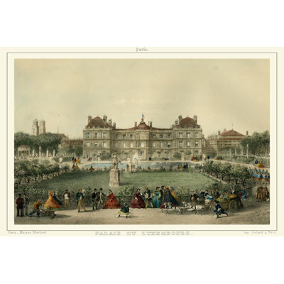 Palais Du Luxembourg - Wrapped Canvas Art Prints