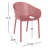 Farrah Stacking Patio Dining Armchair-1981497802
