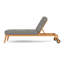Alpine Outdoor Teak Chaise Lounge-1700104338