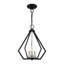 Buckeys 3 - Light Steel Dimmable Geometric Chandelier-61297488