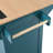 Lockable Rolling Kitchen Island With Drop Leaves, Power Ports, Racks And Drawers-1490160487