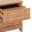 Table de chevet en bois avec 3 tiroirs, table d'appoint multifonctionnelle avec poignée en métal, armoire de rangement avec pieds en bois, ensemble de deux