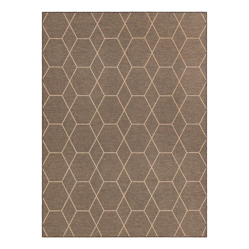 Geometric Indoor Rug, Rectangle 9' x 12'