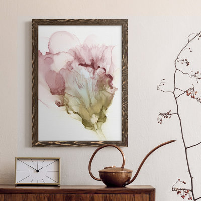 " Flowering Pink I " Painting Print