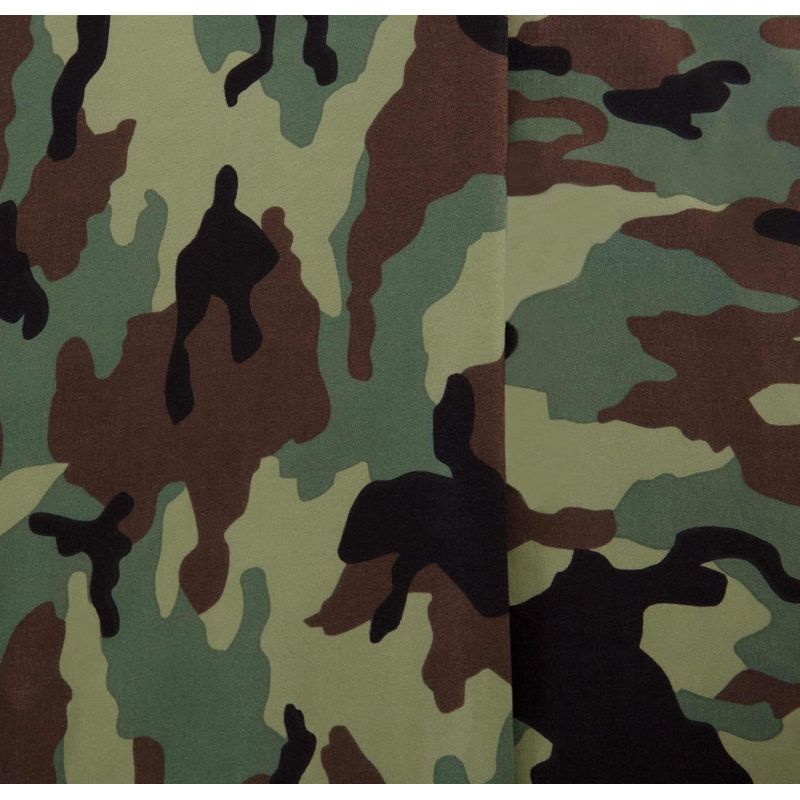 Microfiber Camouflage Sheet Set, Green/Brown/Black, Full XL Sheet Set with 3 Additional Pieces