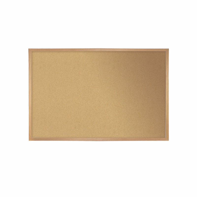 Cork Bulletin Board Wall Cork Bulletin Board, 48.5" H x 96.5" W x 0.81" D