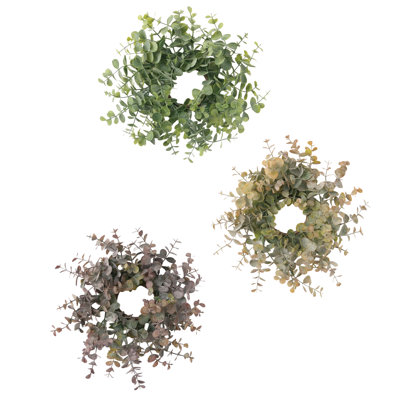 3 " Plastic Eucalyptus Arrangement