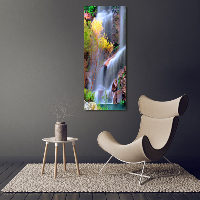 Waterfall - Wrapped Canvas Print