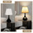 17.3" Modern Touch Table Lamps Set Of 2, 3-way Dimmable Bedside Lamps With Beige Linen Shade And Metal Base, Led Bulbs Included-985386170