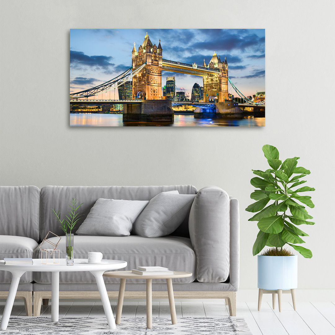 Tower Bridge London - Ungerahmte Kunstdrucke auf Leinwand