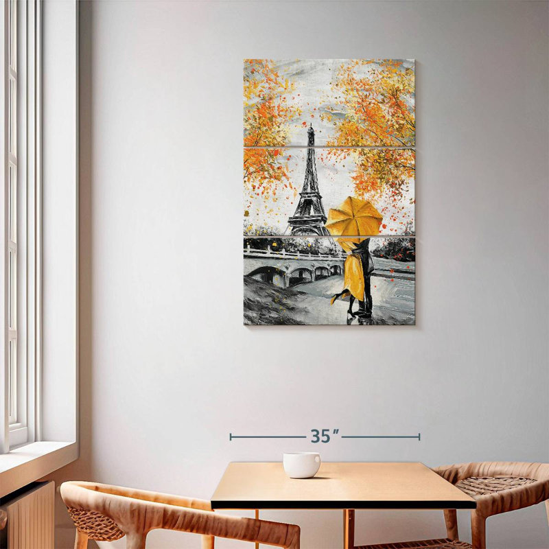 Hardie Paris en automne pop, H 57 po x l 36 po