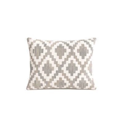Natural Beige Terra Diamond Indoor Outdoor Pillow 24x24