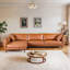Canapé modulaire Cairo - Cuir végétalien cognac-1517538391