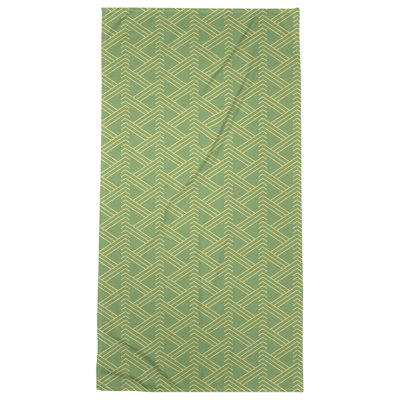 Serviette de bain zigzag classique