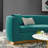 Modway Silver Orchid Perez Curved Velvet Sofa-180261553