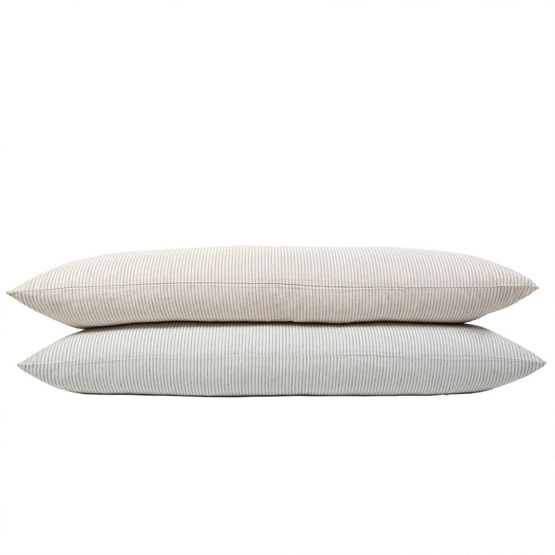 Connor Down Blend Medium Pillow, Ivory/Amber
