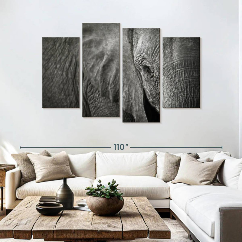 Brampt Elephant Eye, 54" H x 84" W