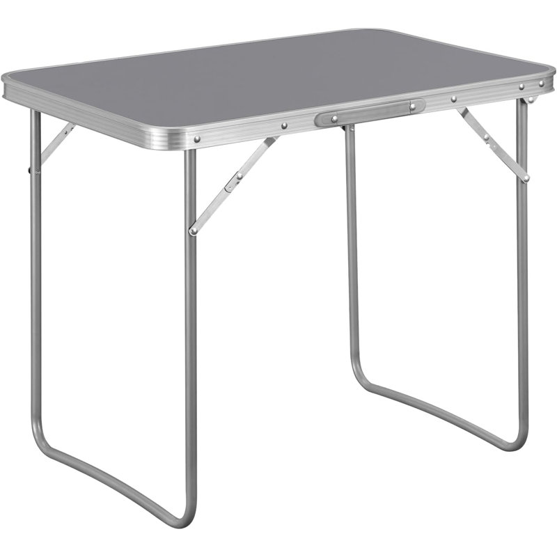 Wasilla Rectangular 70cm L Camping Table, Gray