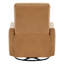 Fauteuil inclinable électrique pivotant en cuir Mikkel-593029252
