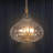 Yedidal 3-Light Small Shaded Glass Drum Chandelier With Brass Finish