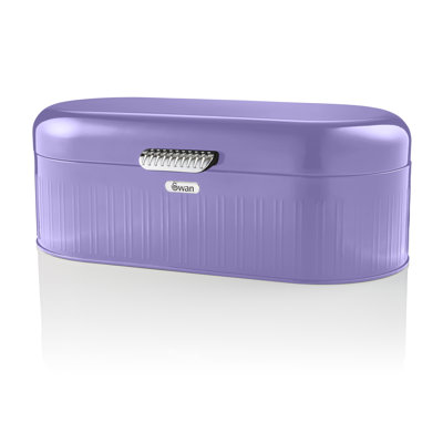 Swan Retro Bread Bin, Generous Storage Capacity, Easy-Opening Lid, One Size