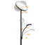Lampe torchère et de lecture à DEL à intensité variable de 70 po Mendell, lampe principale à deux têtes 27 W / 2 000 ML et lampe de lecture latérale 7 W / 350 ML avec télécommande et commande tactile
