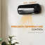 HOMCOM 1000W 6824 BTU Electric Wall Mounted Space Heater with Adjustable Thermostat