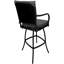 Tabouret d'extérieur en aluminium avec coussin Travisha-753767714-790958127-790958128