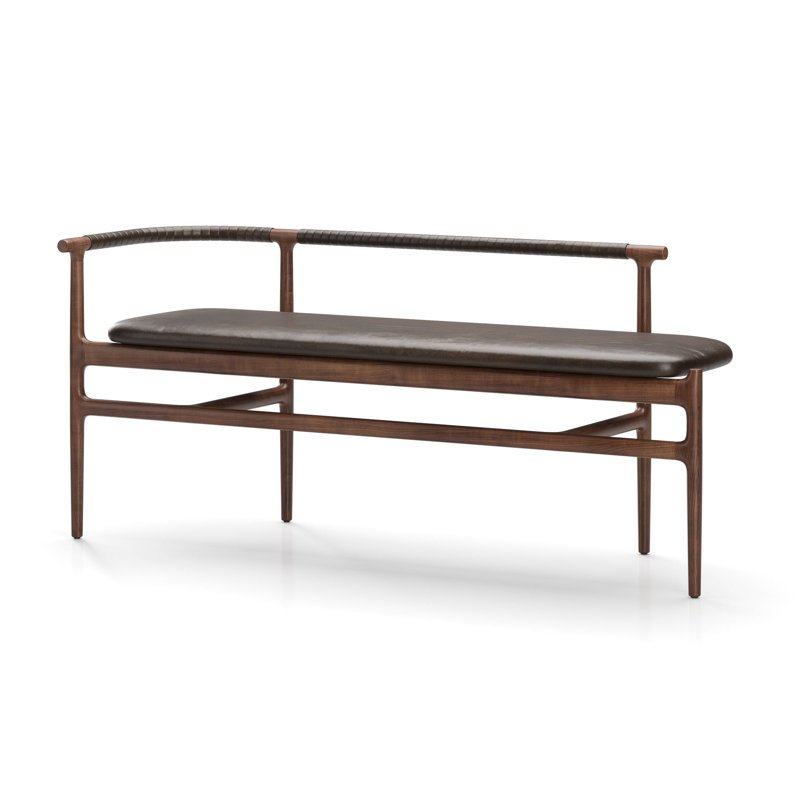 Banc Charlie, Nouveau brun foncé Newcastle 25, Noyer