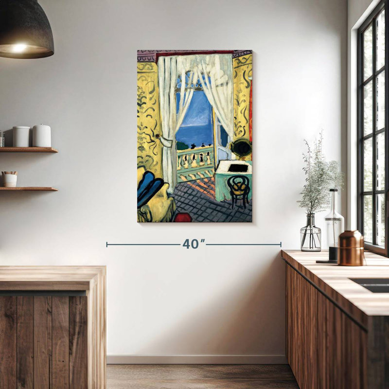 Lilie Interior With A Violin Case, 39" H x 26" W