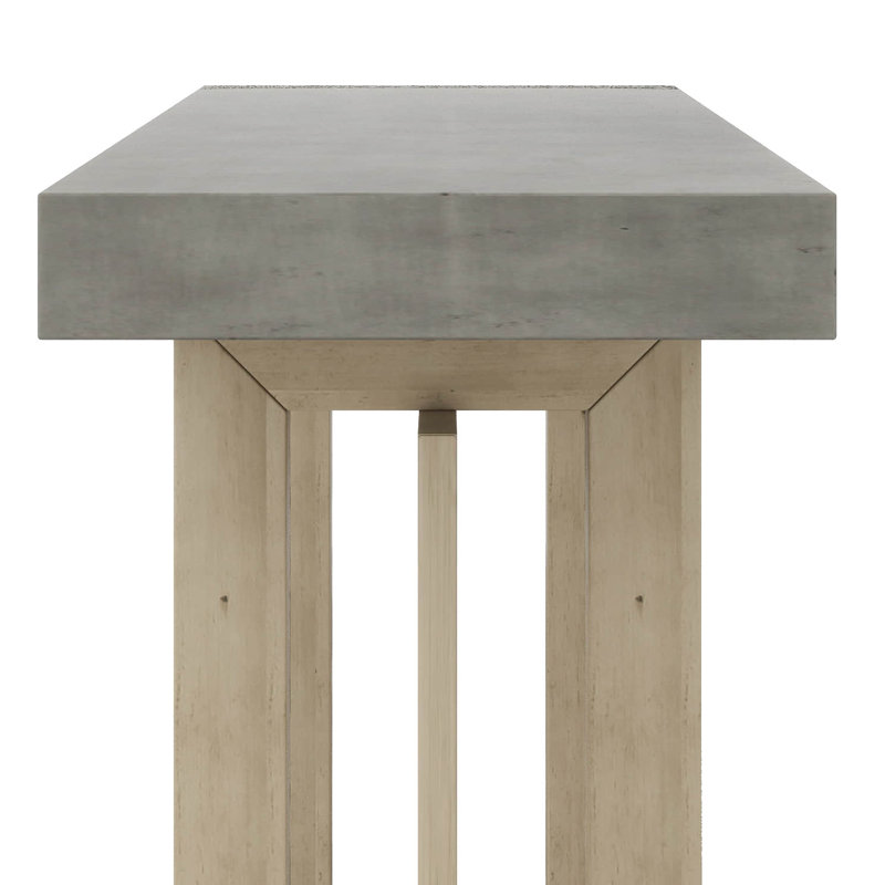 Console 59 "en bois massif, Tan, Grey Duplicate