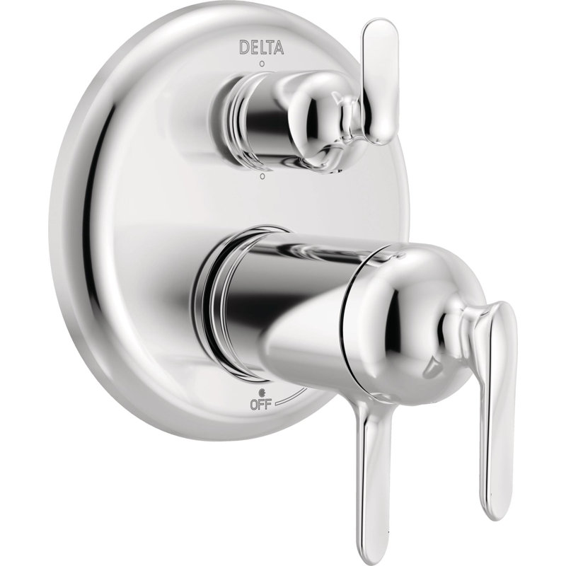 17T Series 6-Setting Integrated Diverter Trim, Lumicoat Chrome