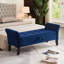 Banc de lit avec velours de rangement