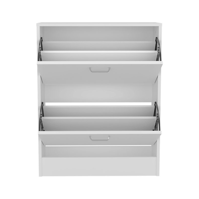 Range-chaussures, 2 portes, blanc