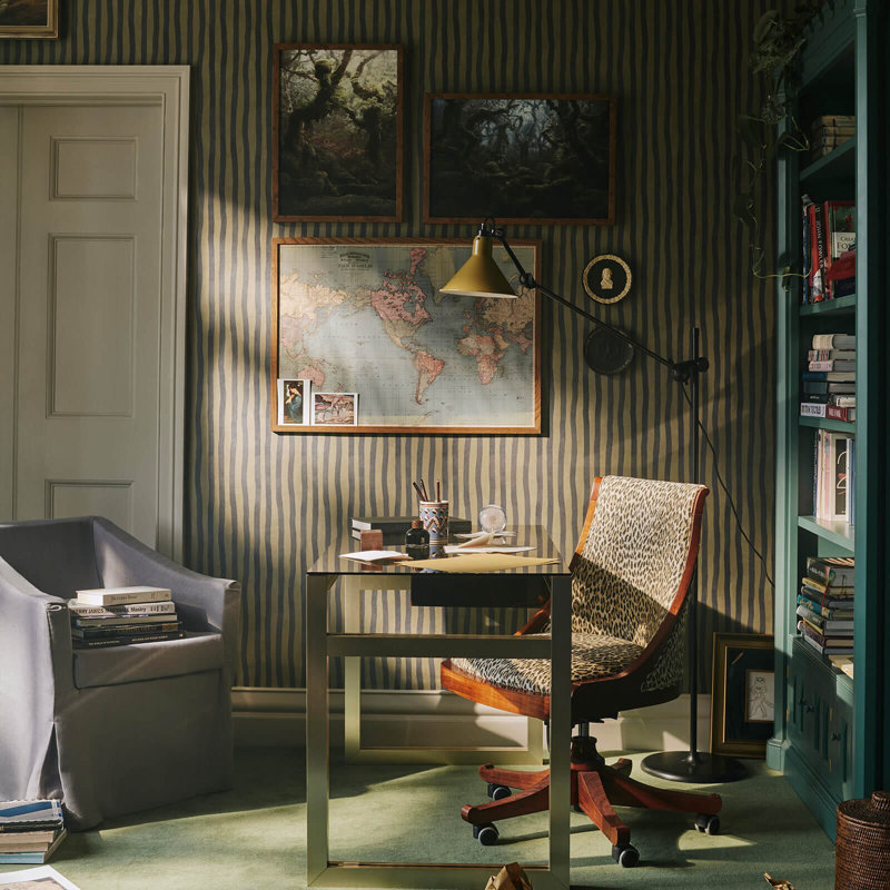 Artist's Stripe Wallpaper, Laurustine/Galaxias