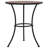 Mosaic Bistro Table Orange/Grey 60Cm Ceramic