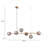 6 - Light Dimmable Sputnik Sphere Chandelier