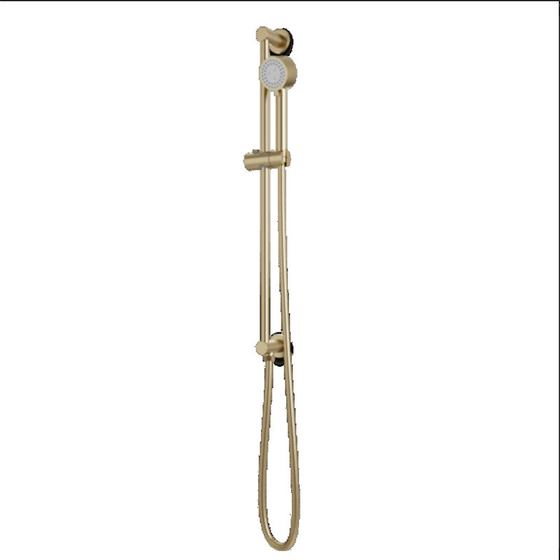 Pomme de douche coulissante 1,8 GPM GPM, Laiton satiné
