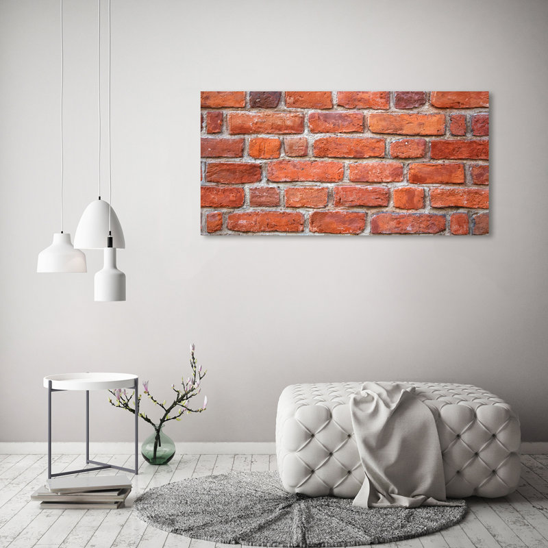 Brick Wall - Wrapped Canvas Print